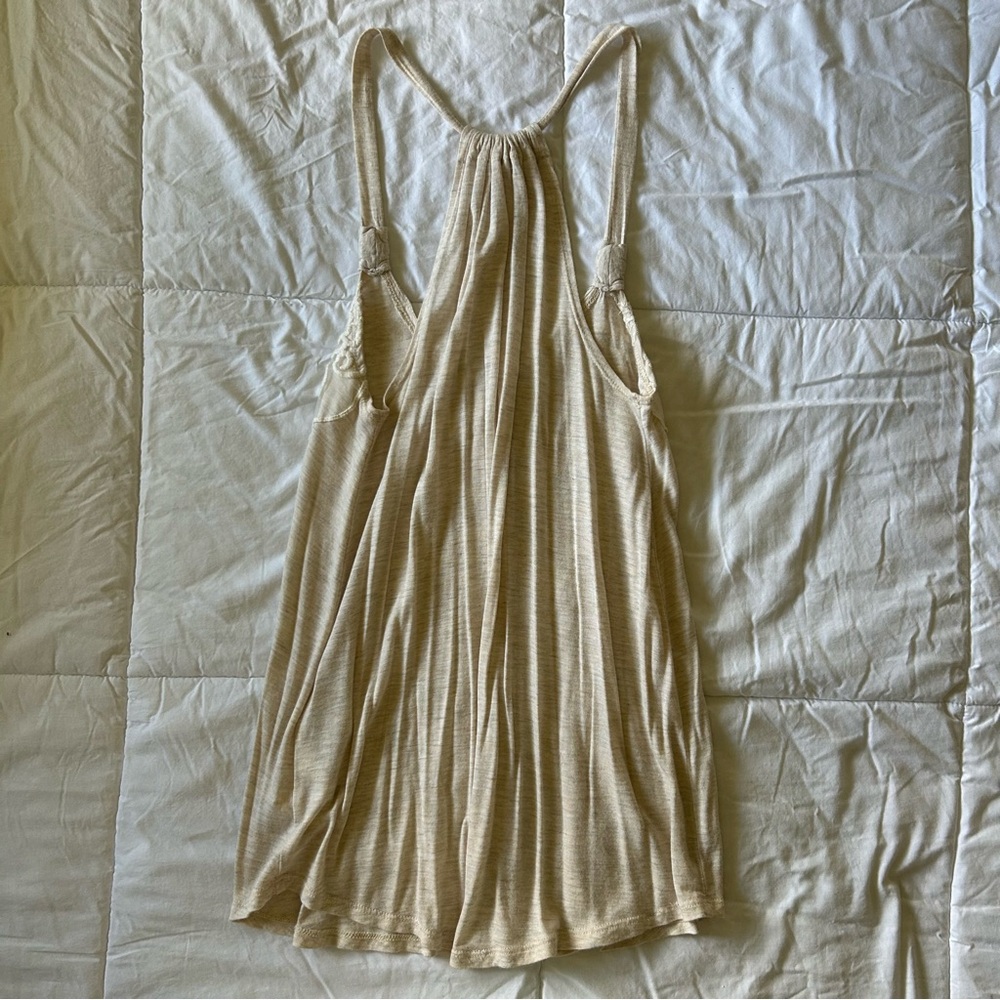 Cream Racerback Tank - Picture 11 of 11